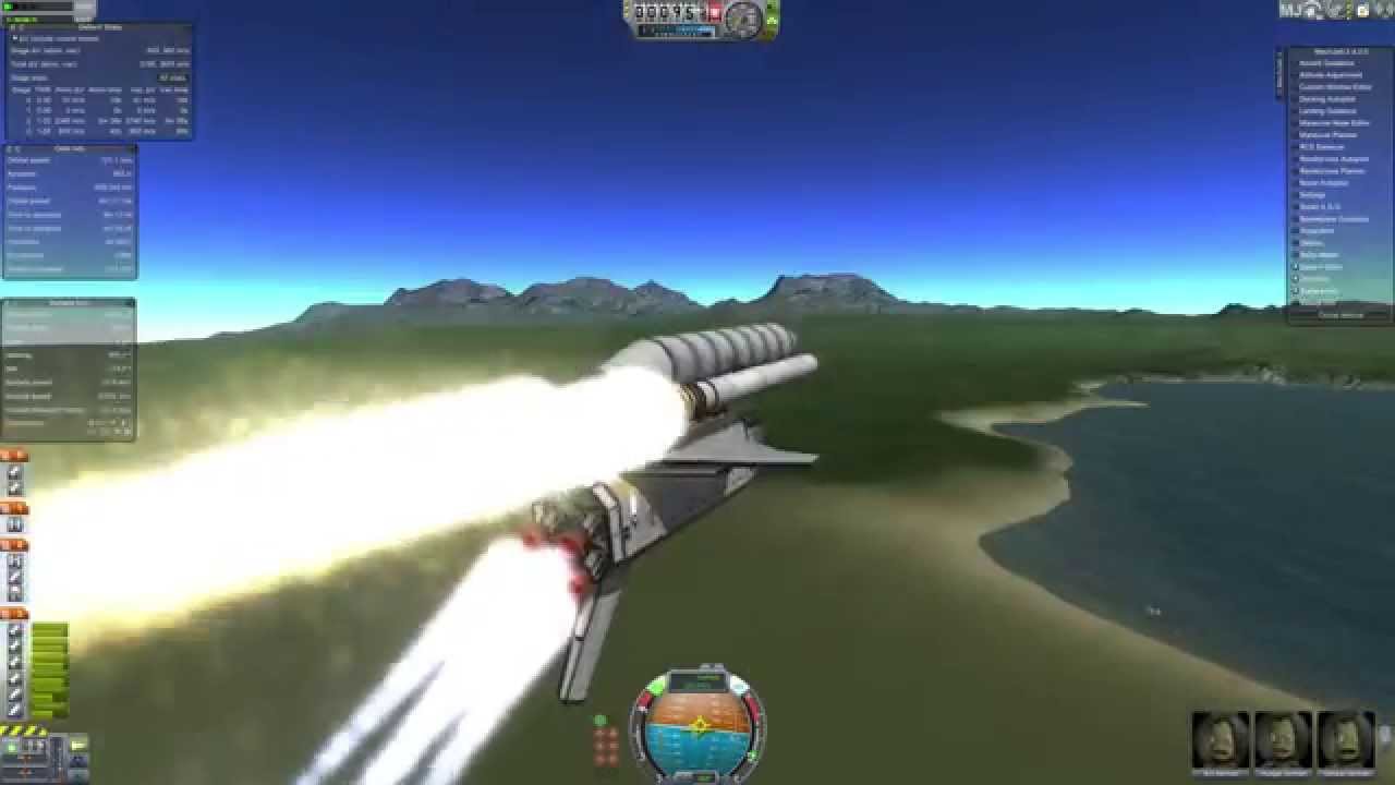 Making The Kerbal Shuttle Fly To Space!