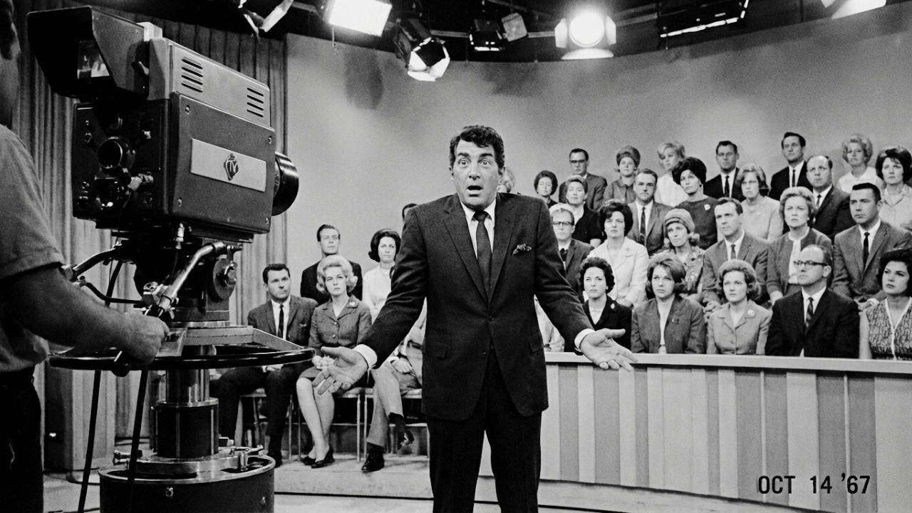 Dean Martin was told to STOP DRINKING on TV — then he poured a glass and said 5 WORDS