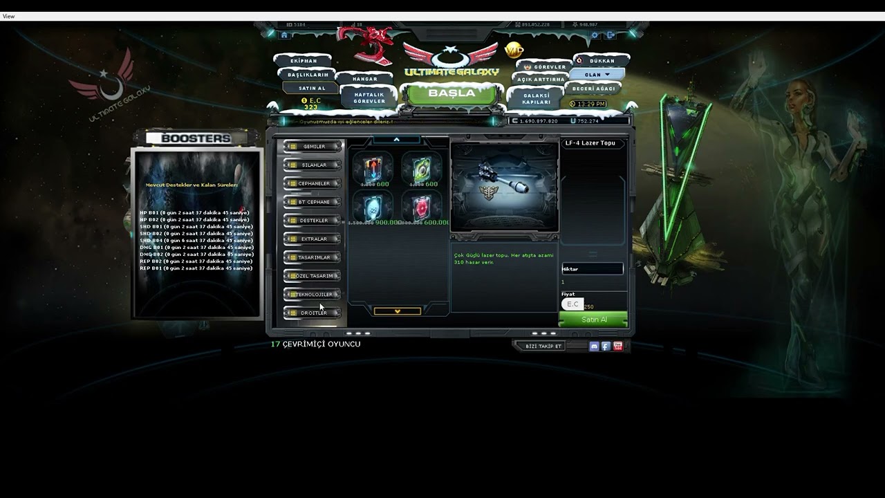 Darkorbit ultimate galaxy pvp server + Auto Bot