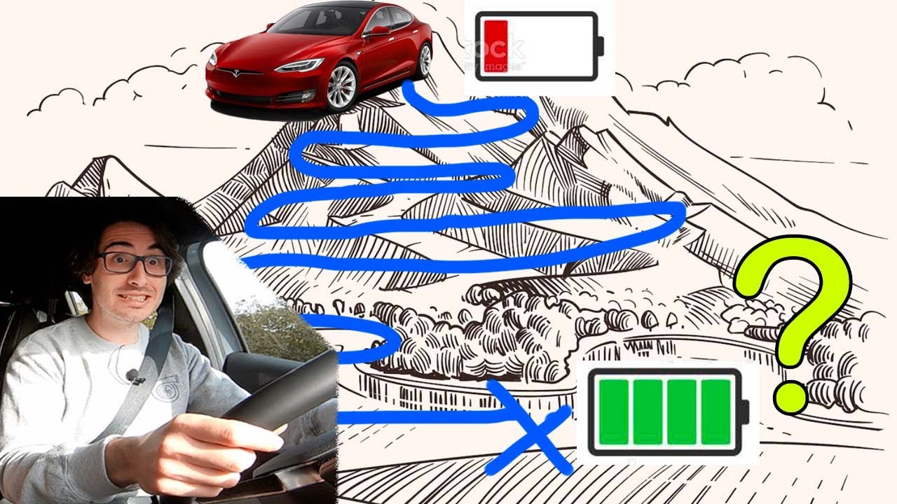 Si può CARICARE UN'ELETTRICA andando in discesa? - Frenata Rigenerativa: funziona? - Megane E-Tech
