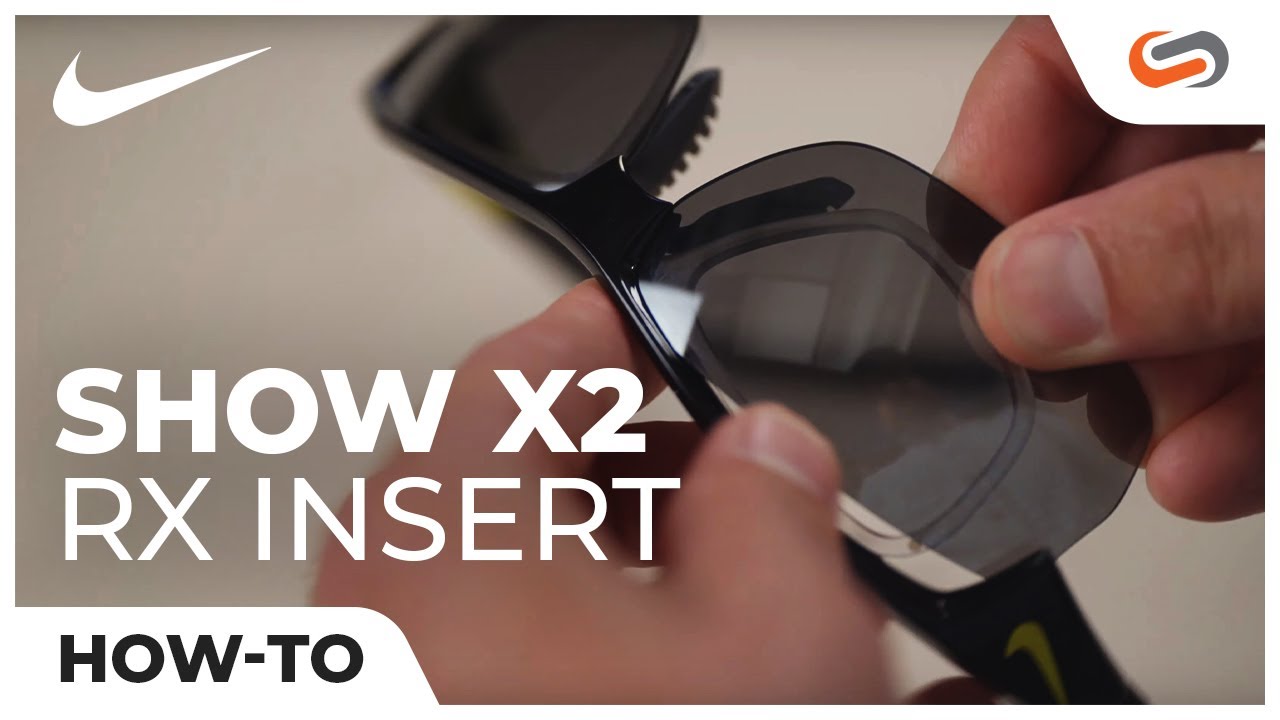 How to Install the Nike Show X2 Prescription Insert