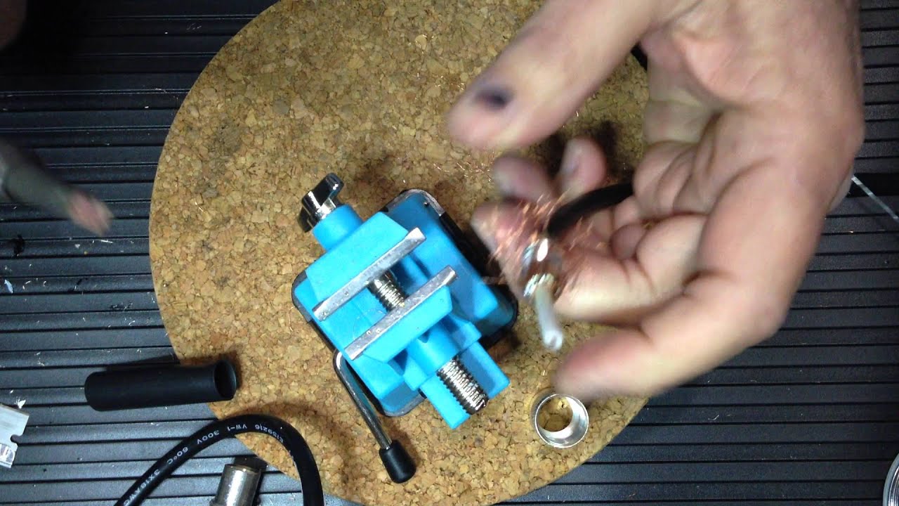Solder PL-259 onto RG-8X