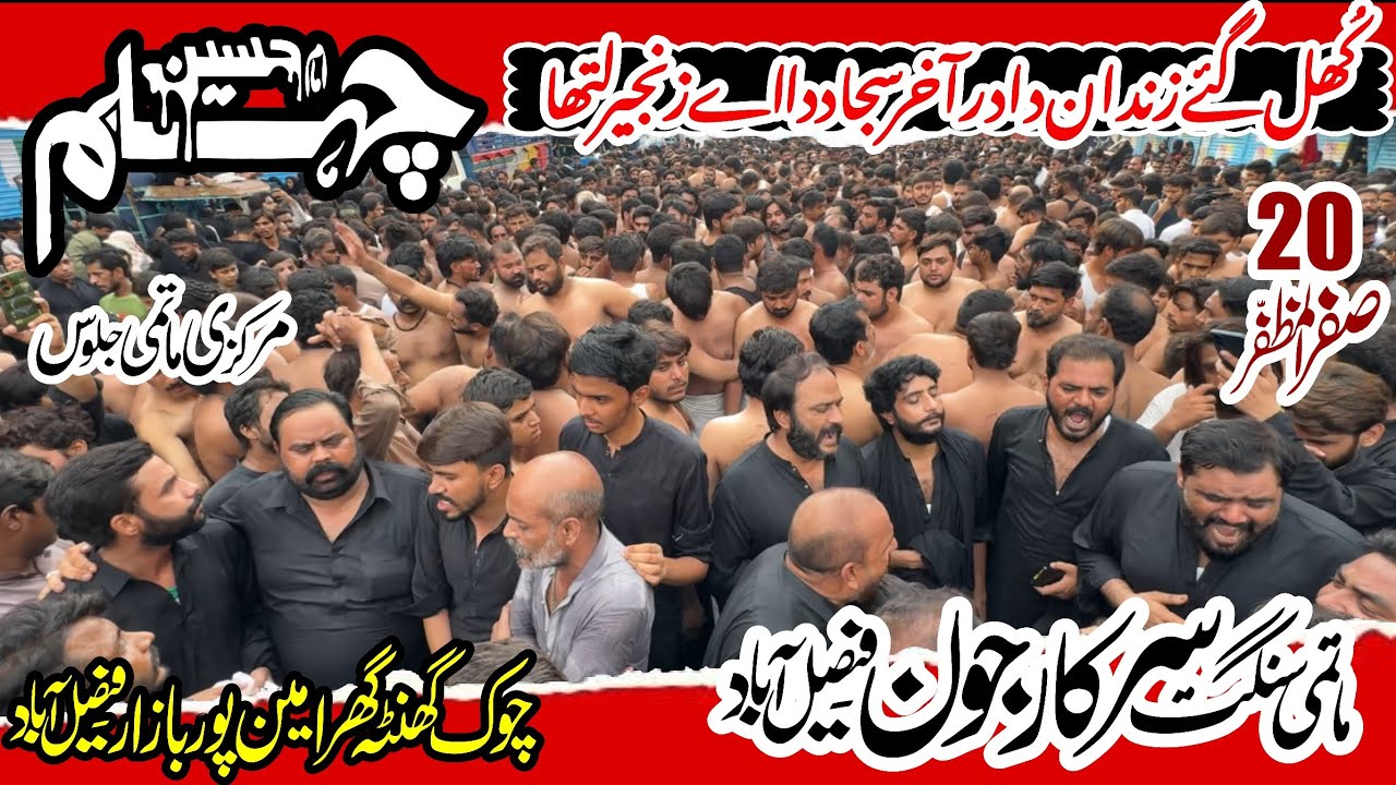 Sangat Sarkar e Jon FSD - New Noha 2025 - 20 Safar 2025 - Markazi Jaloos Faisalabad
