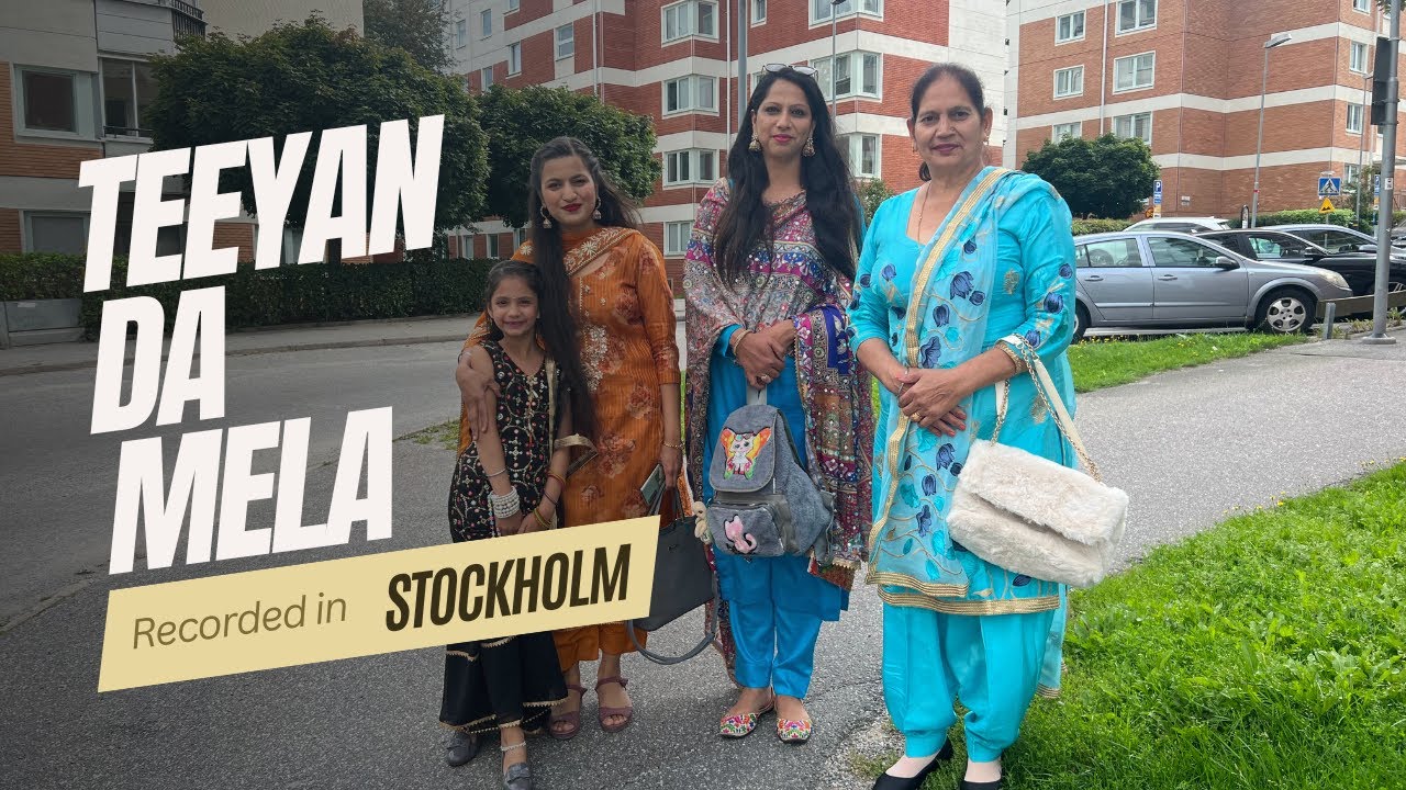 Mela Teeyan da in Stockholm | Punjabi cultural festival | Jazzy Jessica Vlogs