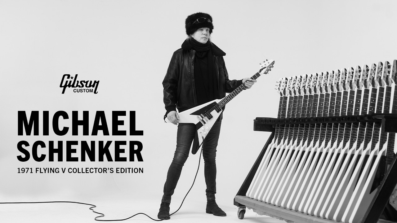 Представляем Gibson Custom Michael Schenker 1971 Flying V Collector's Edition