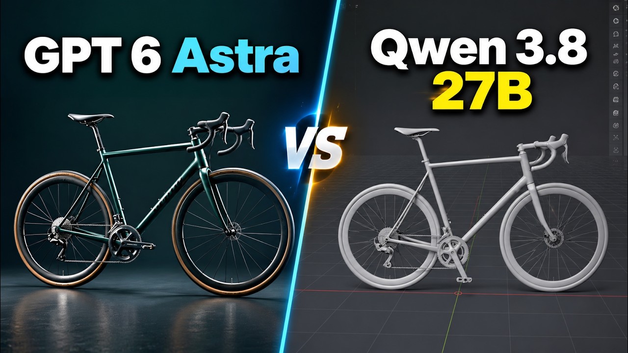 GPT-6 Astra vs Qwen 3.8 27B - Тест в Blender