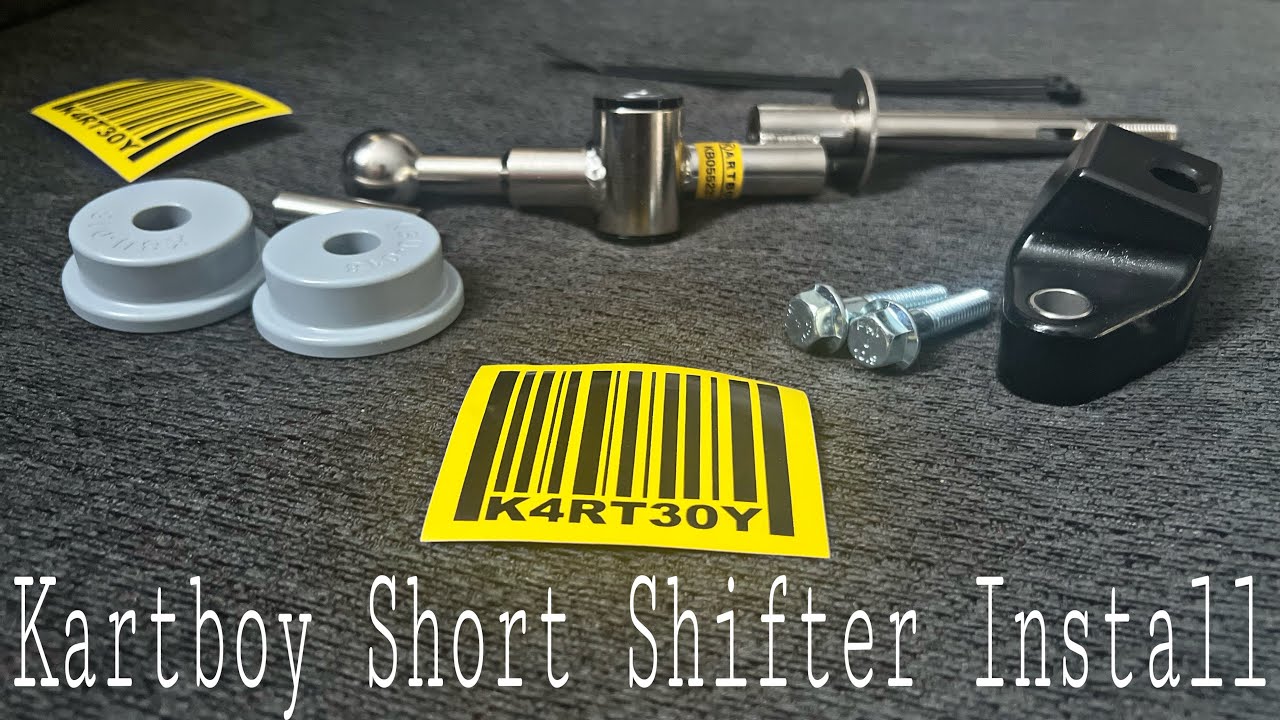 Kartboy Short Shifter and Bushings Install + POV Driving