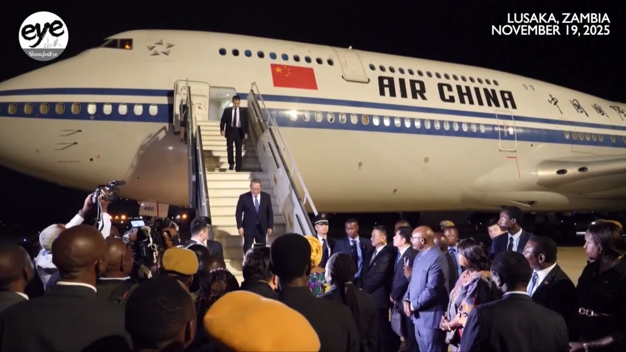 Chinese premier arrives in Zambia for official visit