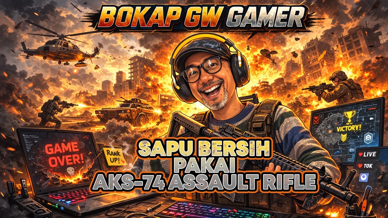 DELTA FORCE: BOKAP GW NGELIBAS KAUM ZIONIS, PAKAI AKM-74 ASSAULT RIFLE, NO RECOIL CODE.
