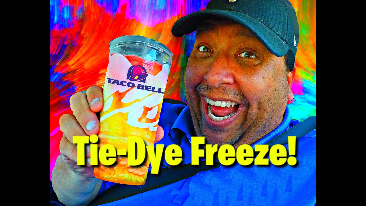 ОБЗОР нового Tie-Dye Freeze от Taco Bell!