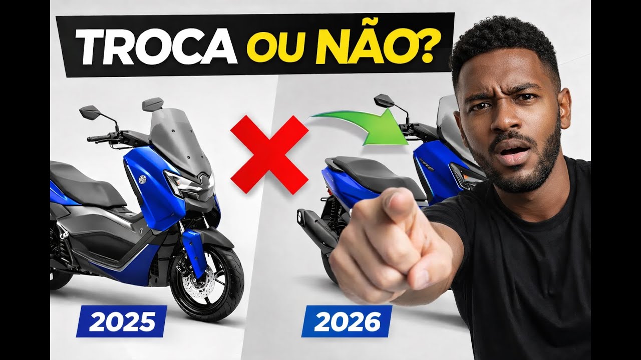 Vale a pena trocar a NMAX 2025 pela 2026? Minha opinião sincera
