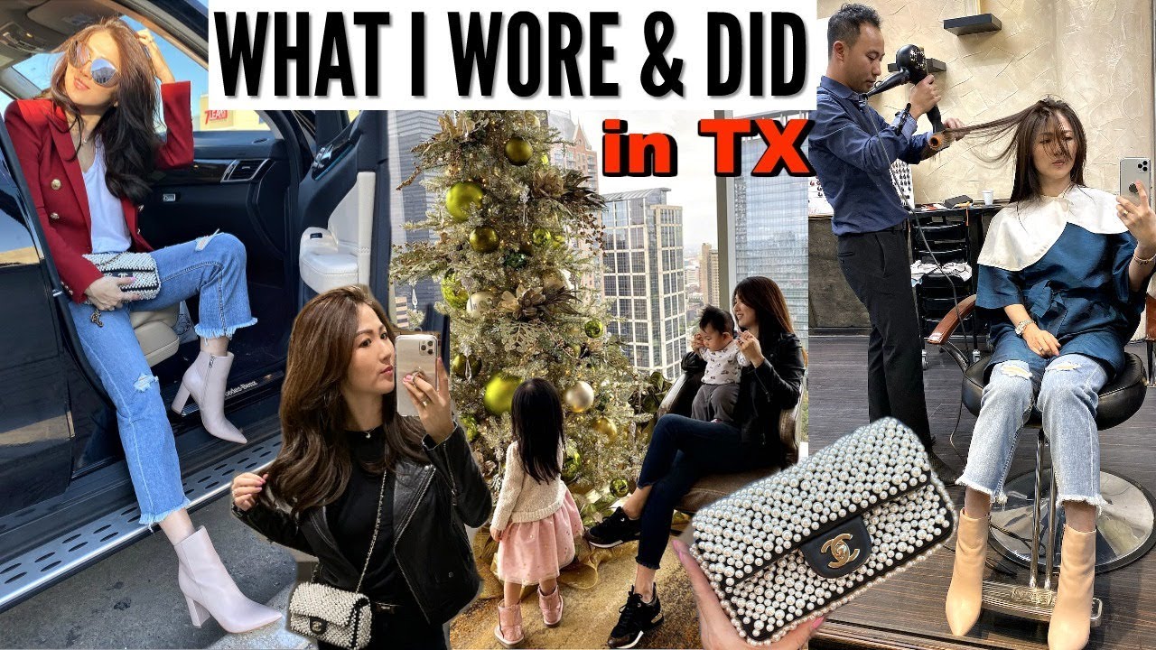 HAPPY TIME 🥰 | WHAT I WORE & DID IN TEXAS | NEW hairstylist I 🙌🏼 , YUMMY FOOD ... | CHARIS❤️