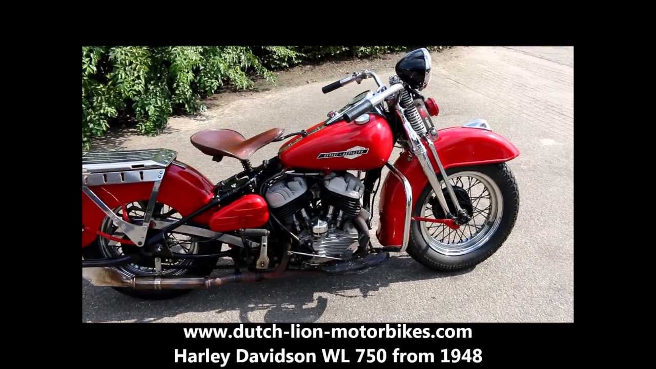 Harley Davidson WL 750 from 1948