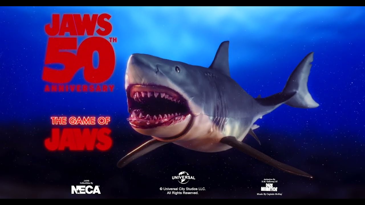 NECA - JAWS - Ultimate Quint and Hooper and The Game of Jaws -  Stop Motion!