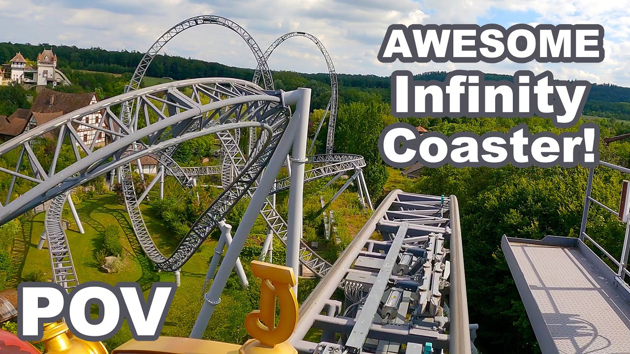 Karacho Front Row POV Tripsdrill Gerstlauer Launched Infinity Coaster