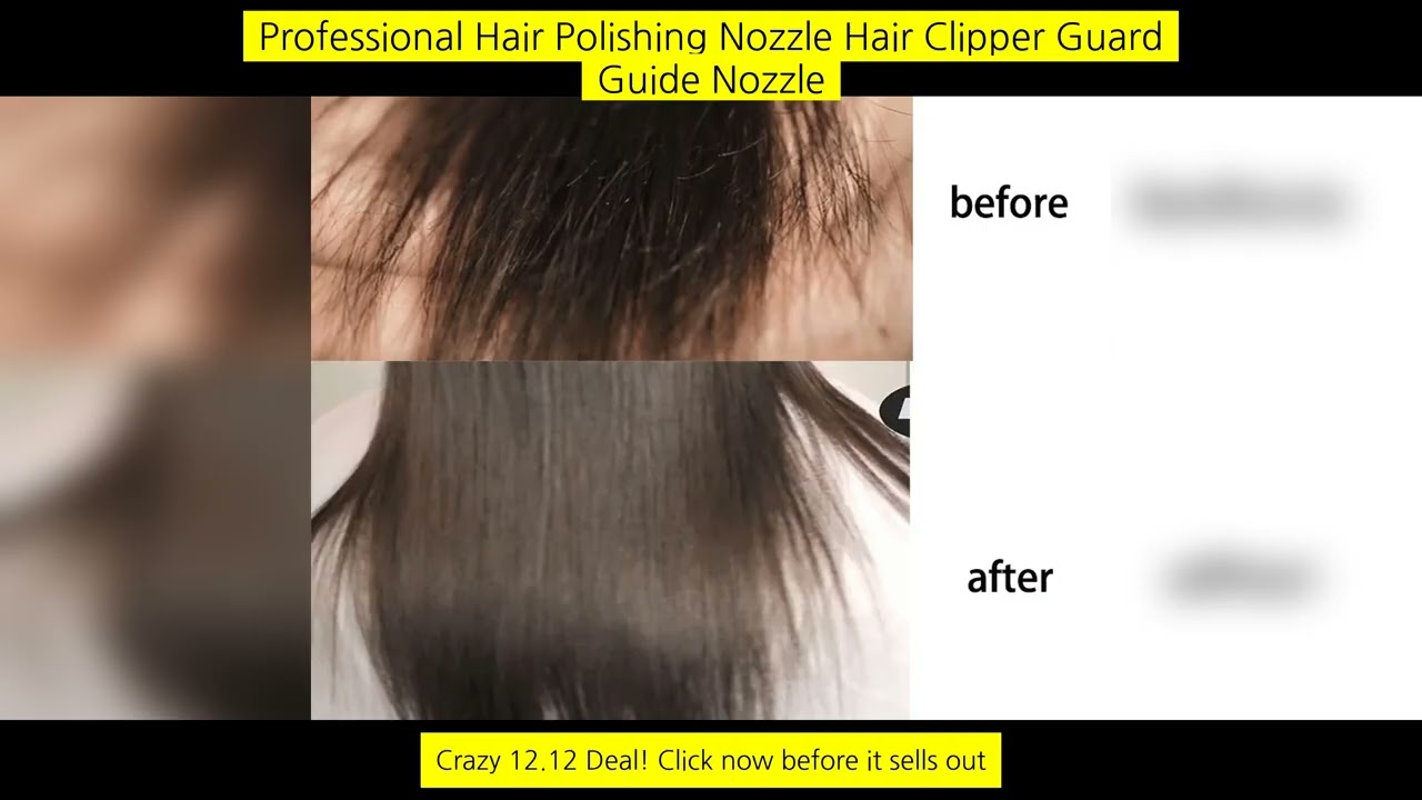 Professional Hair Polishing Nozzle Hair Clipper Guard Guide Nozzle Polisher Hg