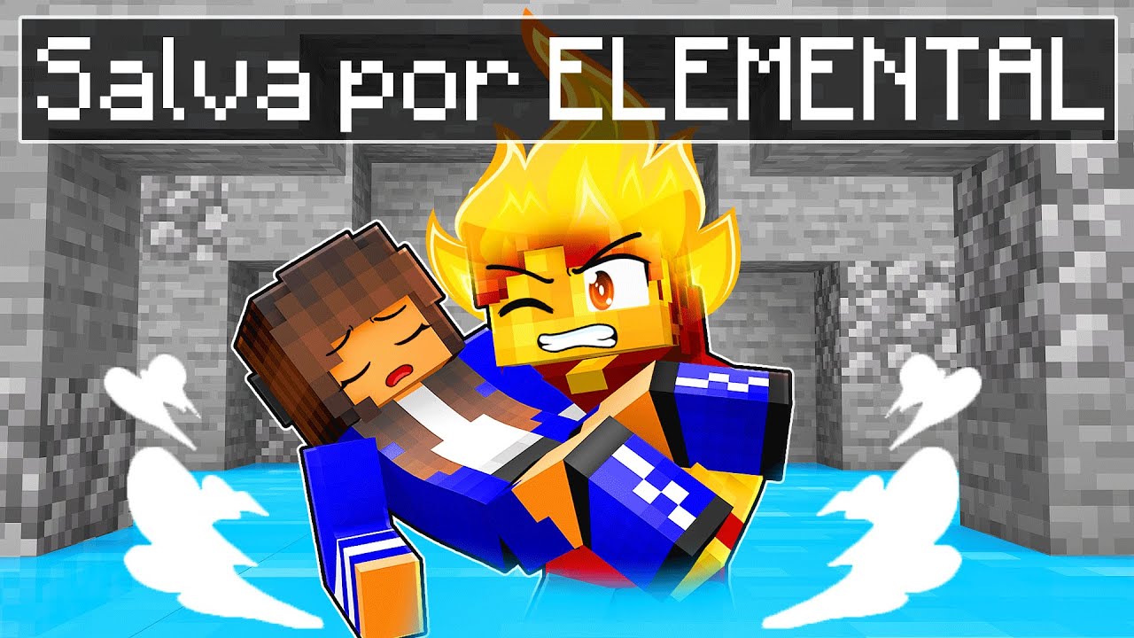 MIIKA foi SALVA pelo GAROTO ELEMENTAL no Minecraft ◂Miika▸