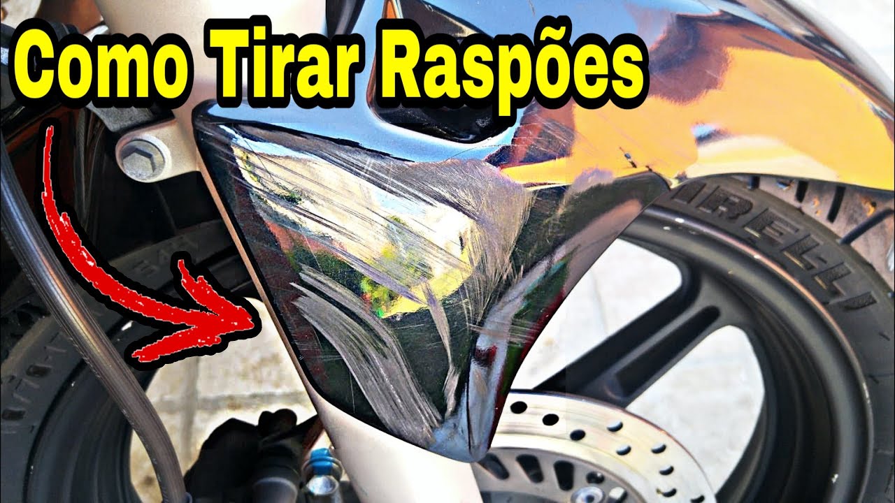 Como Tirar Arranhões e Rapados do Paralama da moto