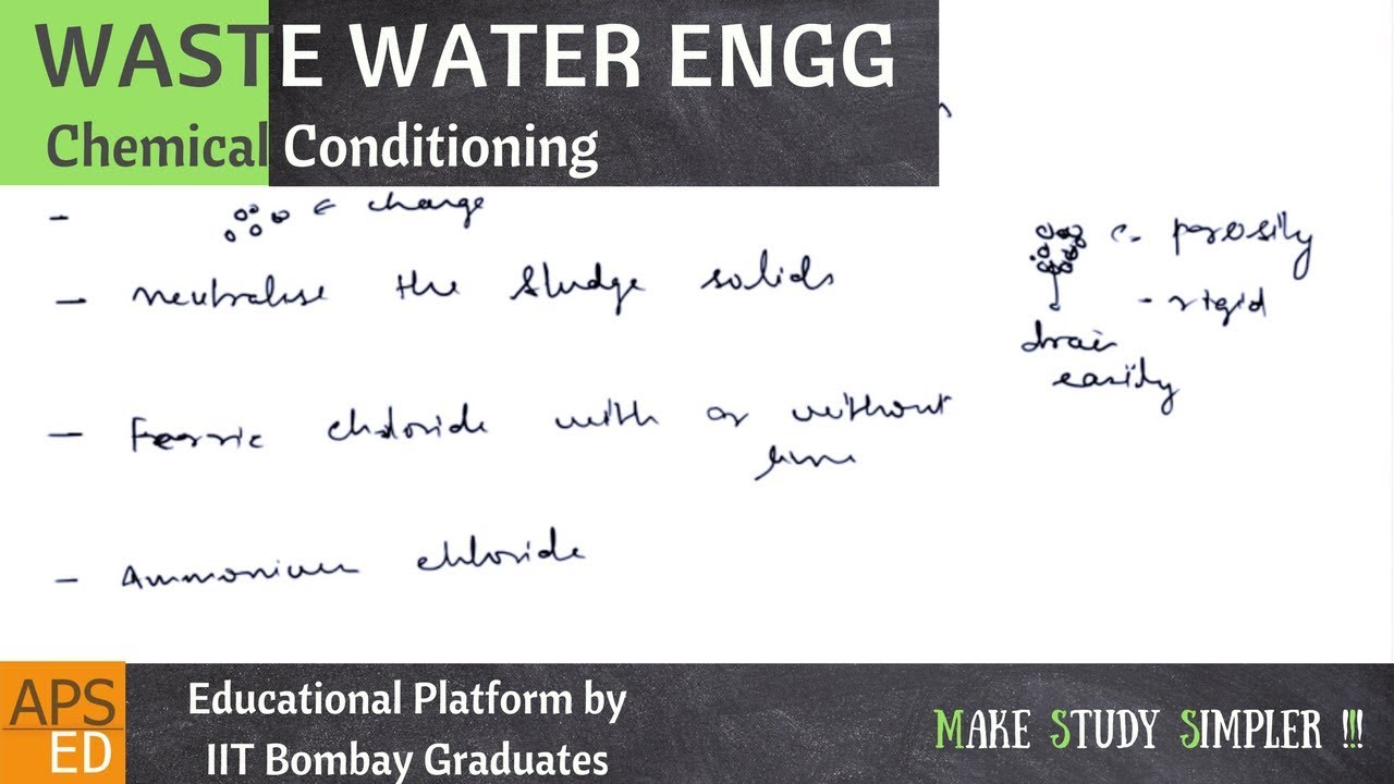 Chemical Conditioning of Sludge | Waste Water Engineering