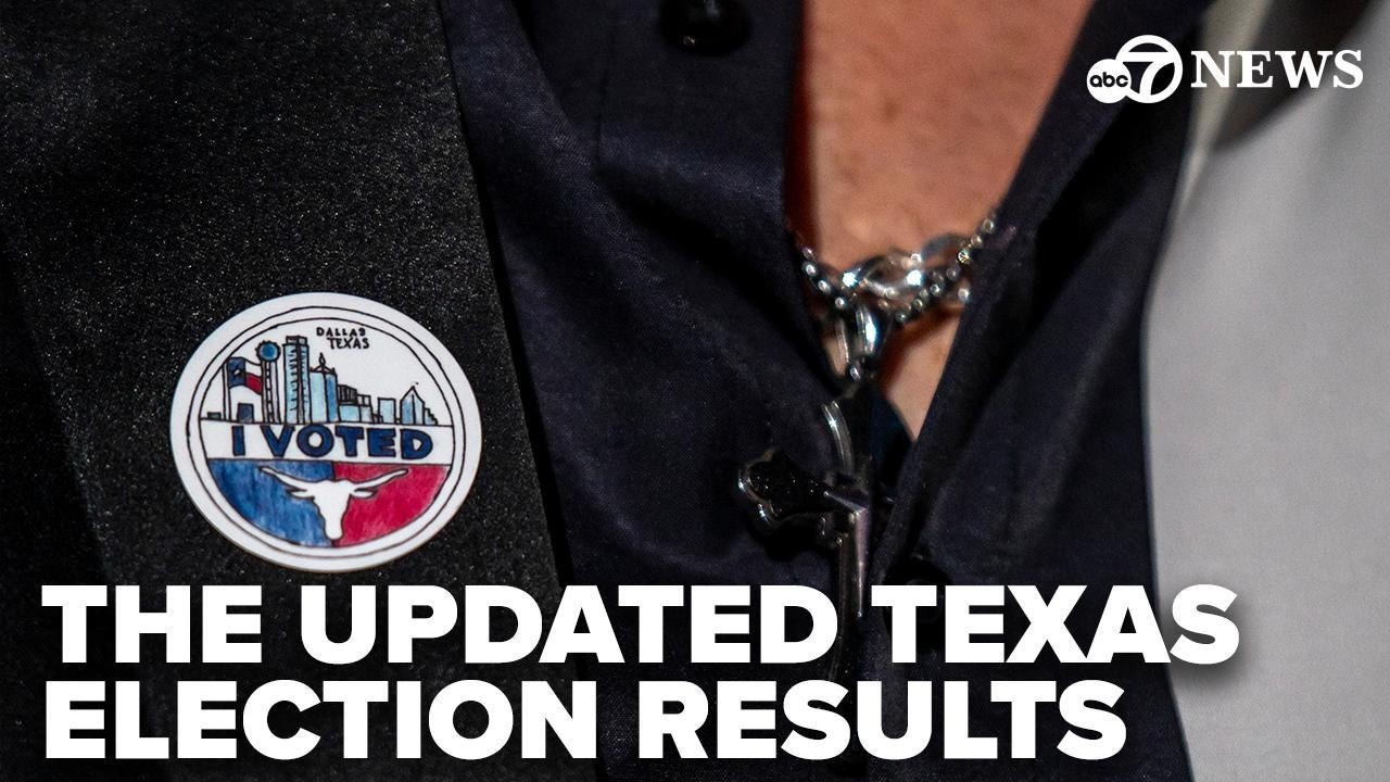 Updated Texas primary results