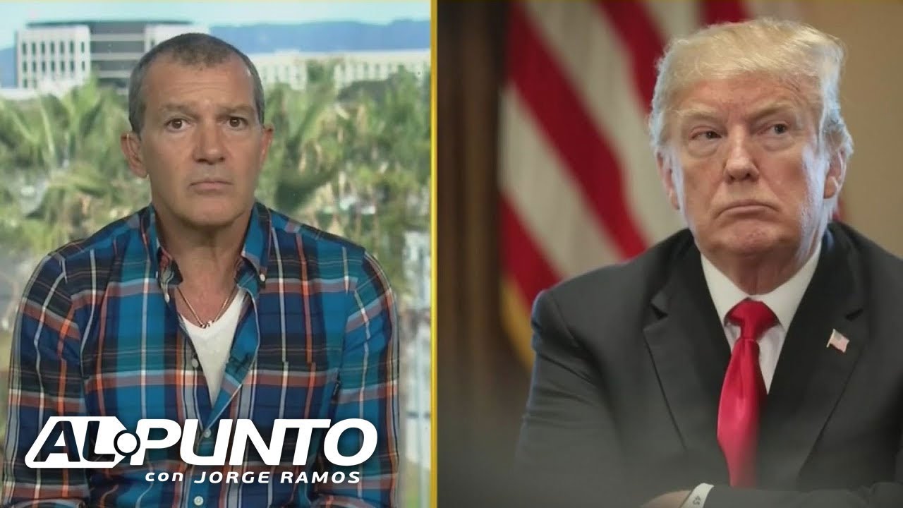 Antonio Banderas dice que más allá del muro físico, Trump está creando un muro entre dos pueblos