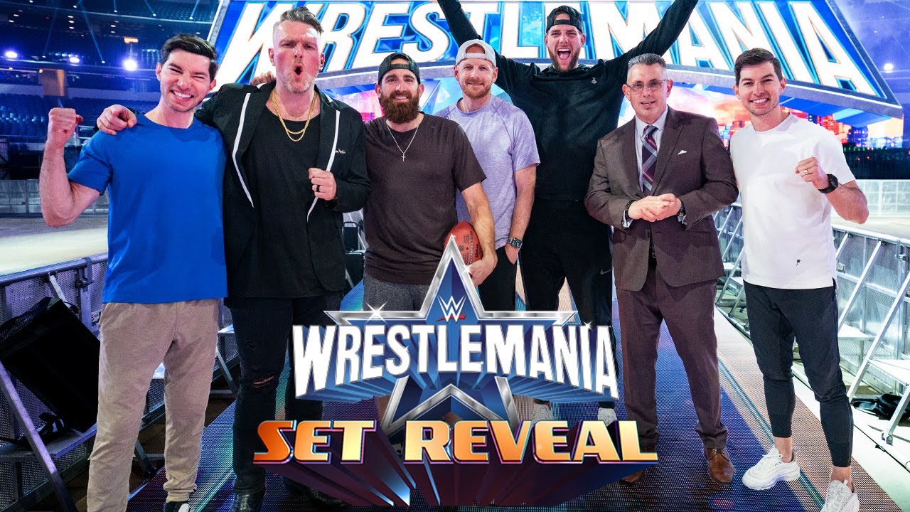 Презентация сета WrestleMania 38 с Dude Perfect