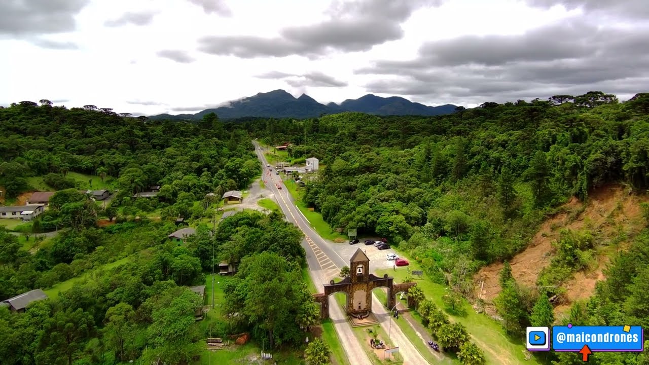 Portal da Graciosa - Campina Grande do Sul -  Paran&aacute; com drone Fimi X8 4K