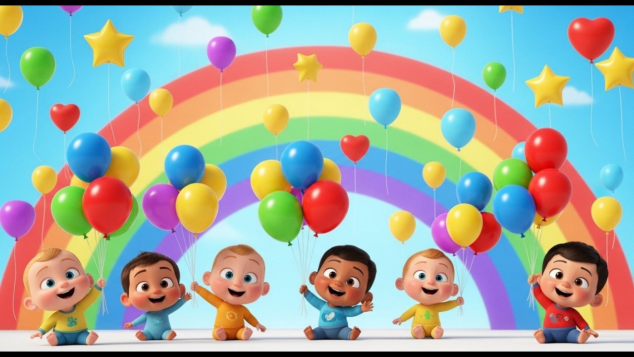 Learn Colors Nursery Rhyme for Toddlers | Fun Learning Nursery Rhyme🎶,
