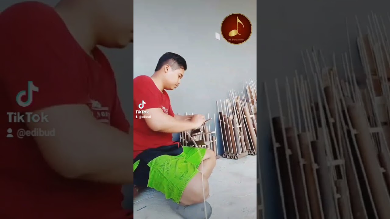Proses Angklung Bambu