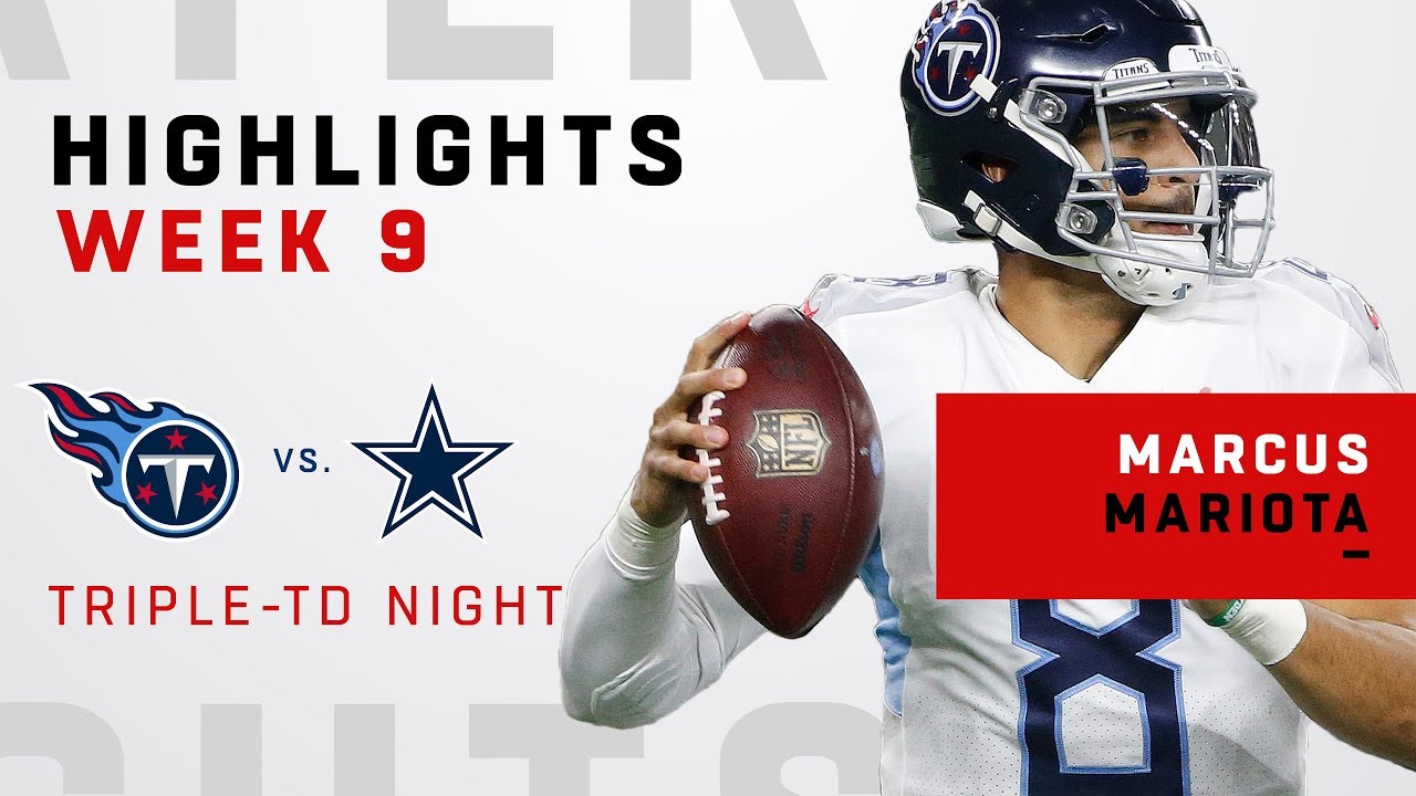 Marcus Mariota's Triple-TD Victory Over Dallas!