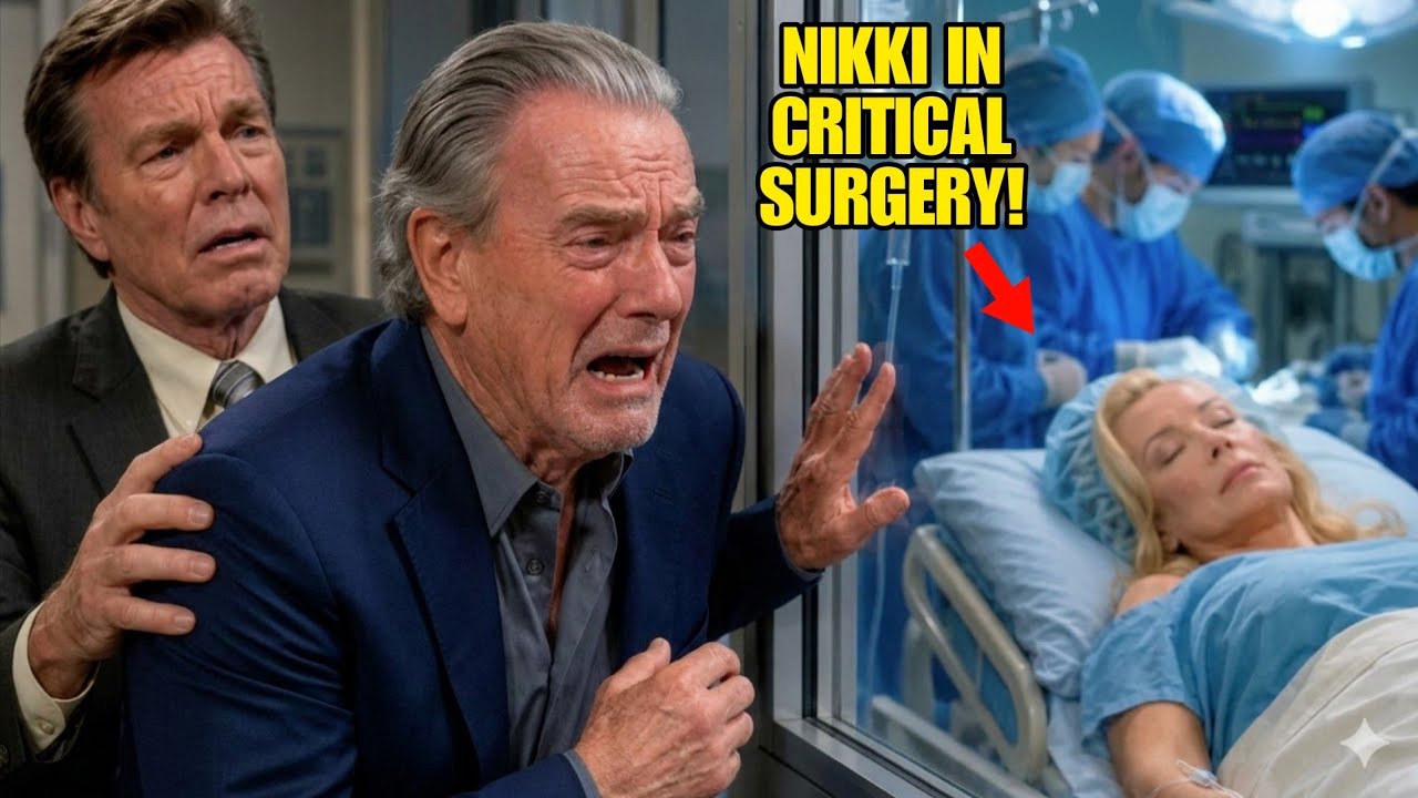 Y&R Nikki's Brain Surgery Turns Critical as Victor and Jack Break Down in Tears!