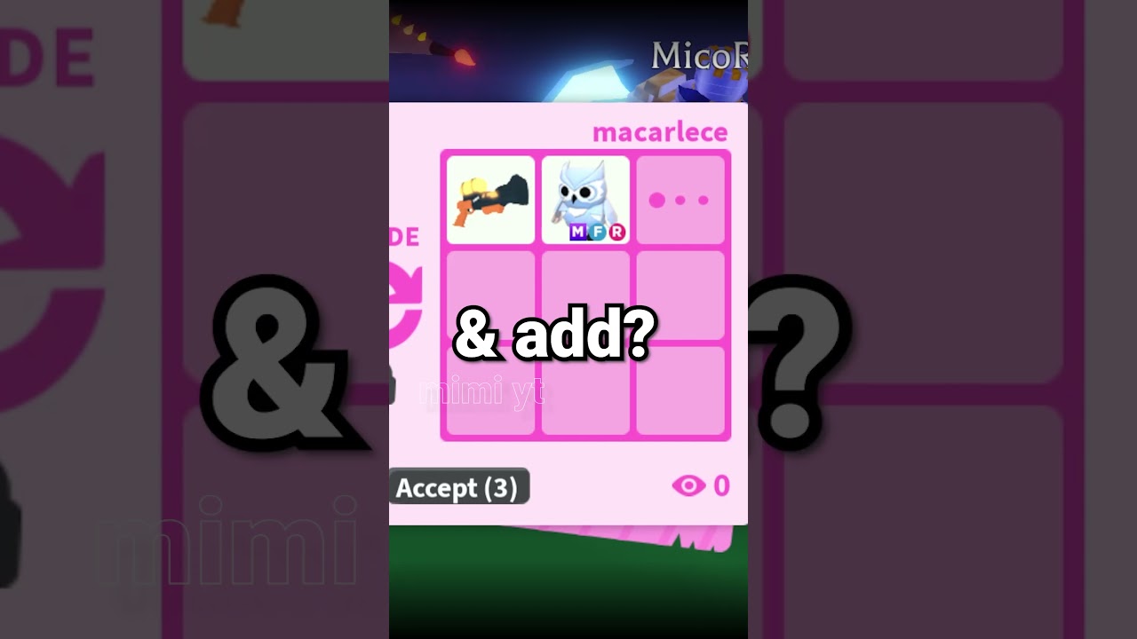 🥴PLS HELP! MY BAT DRAGON FOR CC & Add W/F/L ADOPT ME TRADING!