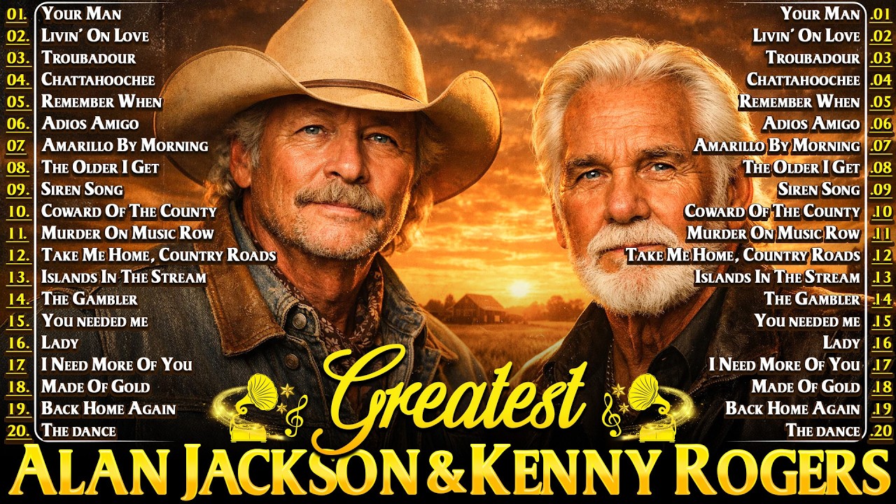 Kenny Rogers & Alan Jackson Country Essentials – Country Music From the 70s Through 90s