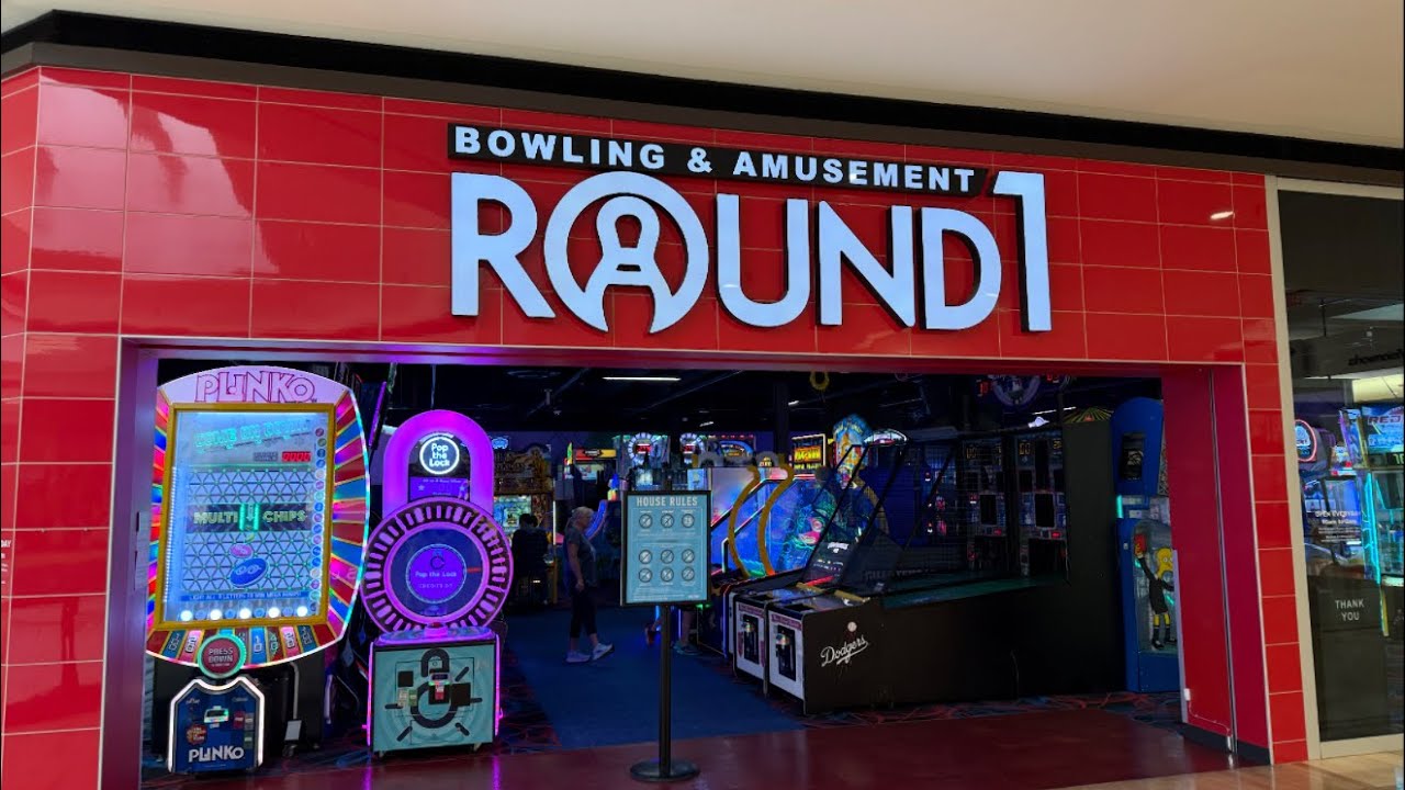 2-Floor Round 1 Bowling & Amusement Arcade At the Fox Valley Mall! Store Tour!