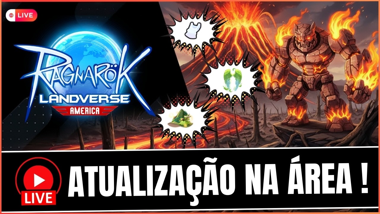 ATUALIZAÇÃO NA ÁREA ! Venha Conferir as Novidades 🔴 RAGNAROK LANDVERSE AMERICAS - Dia 45