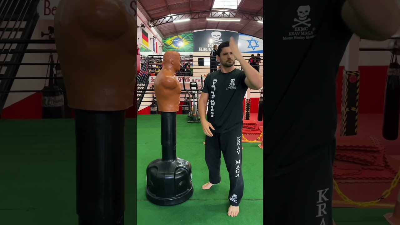 Cotovelada brutal para vencer uma luta