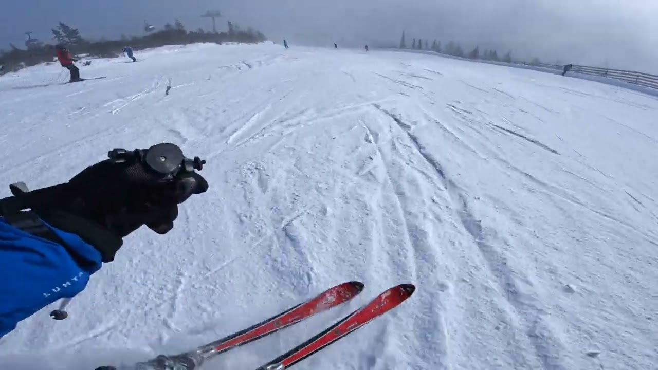 Tatralomnic Skalnate Pleso 5-6-3 ski slopes 2023-01-26. Uncut