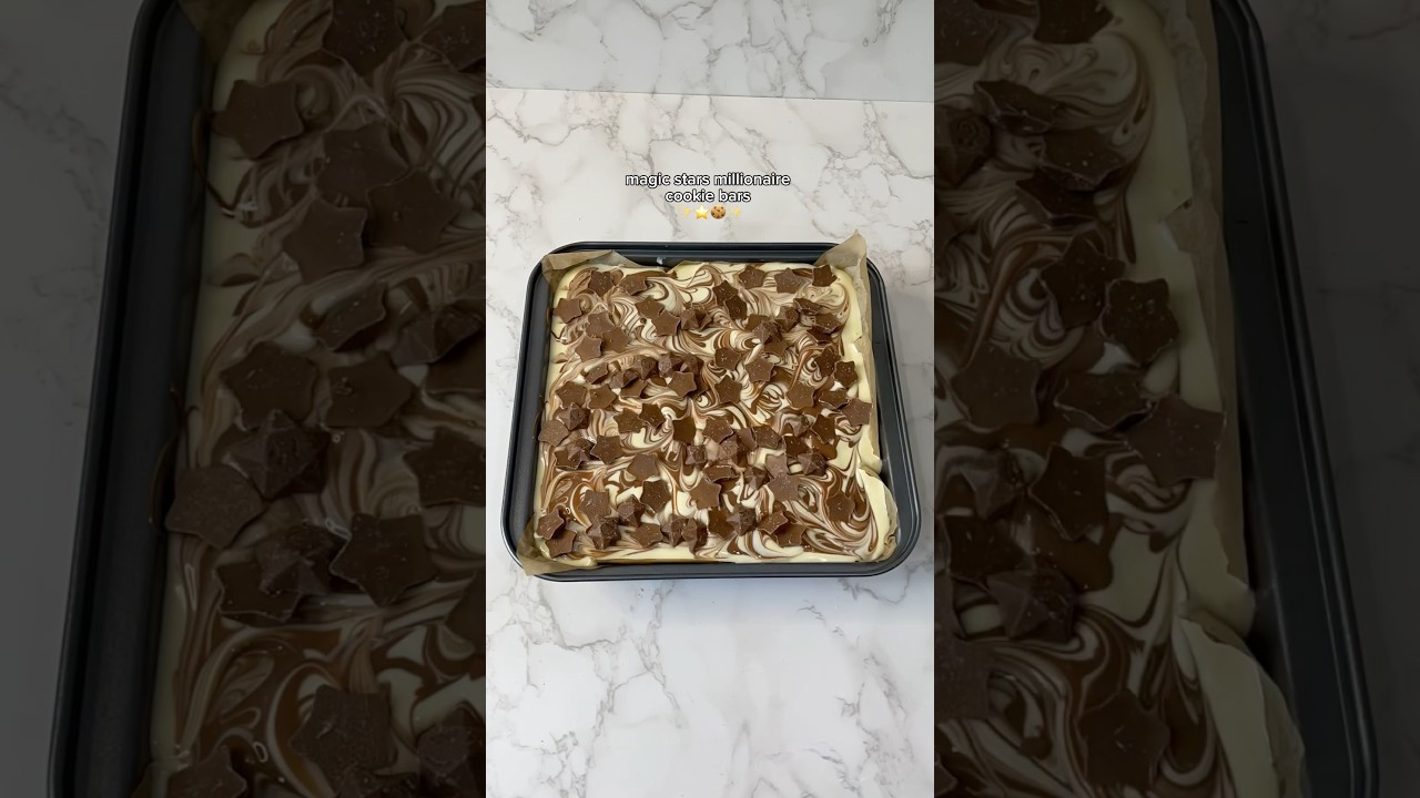 Would you try these Magic Stars Millionaire Cookie Bars?✨🤩 