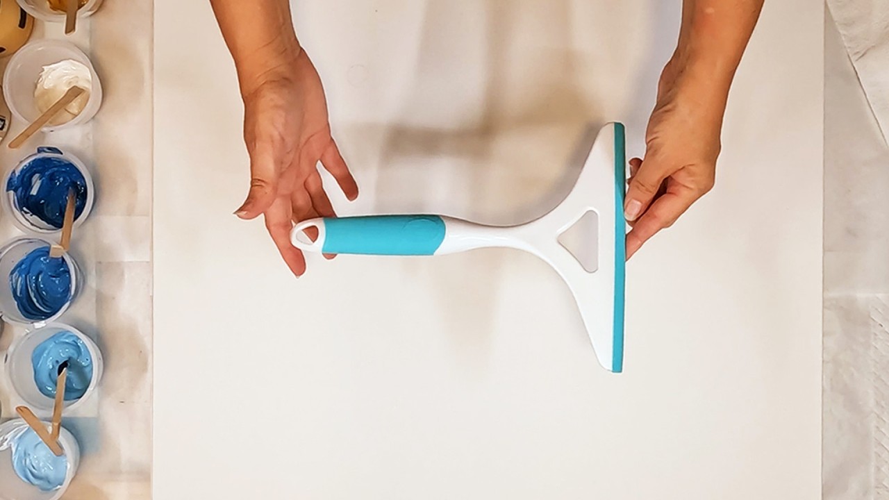 What Happens When You Only Use a Squeegee to Paint? The Result is Surprising!