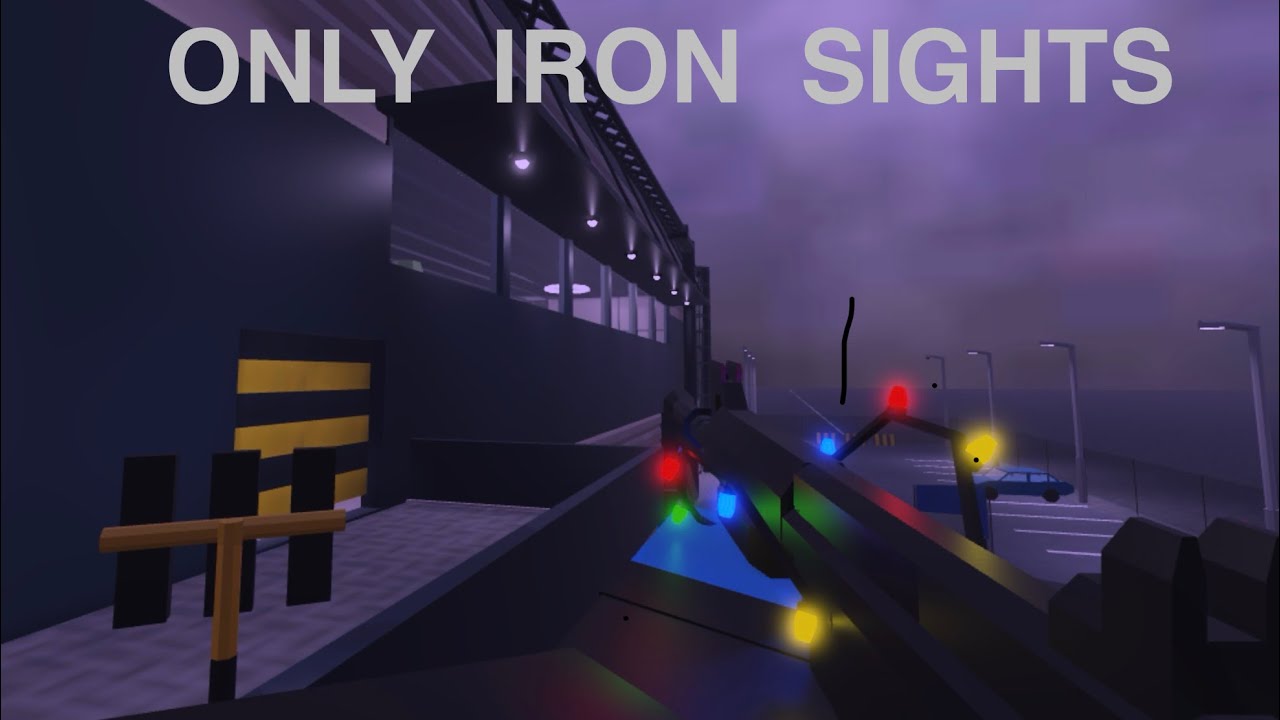 I tried the only IRON SIGHTS challenge with @6oleX in Roblox Operation One