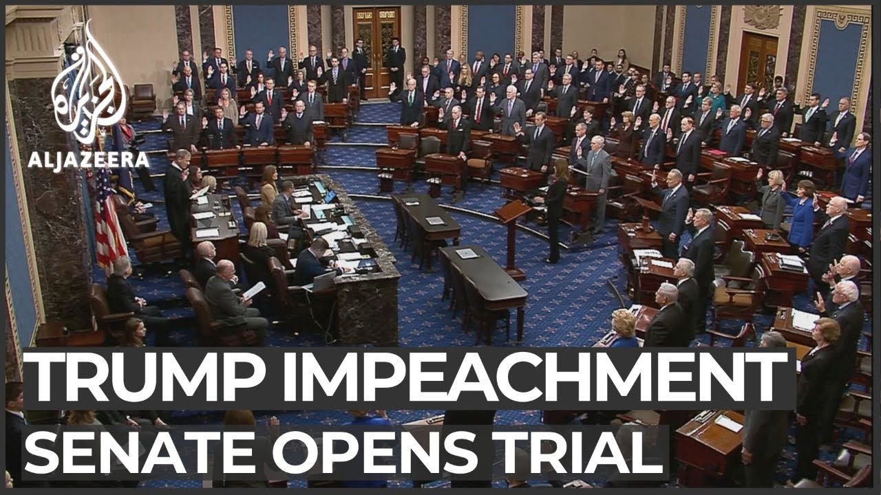 US Senate formally opens Trump impeachment trial