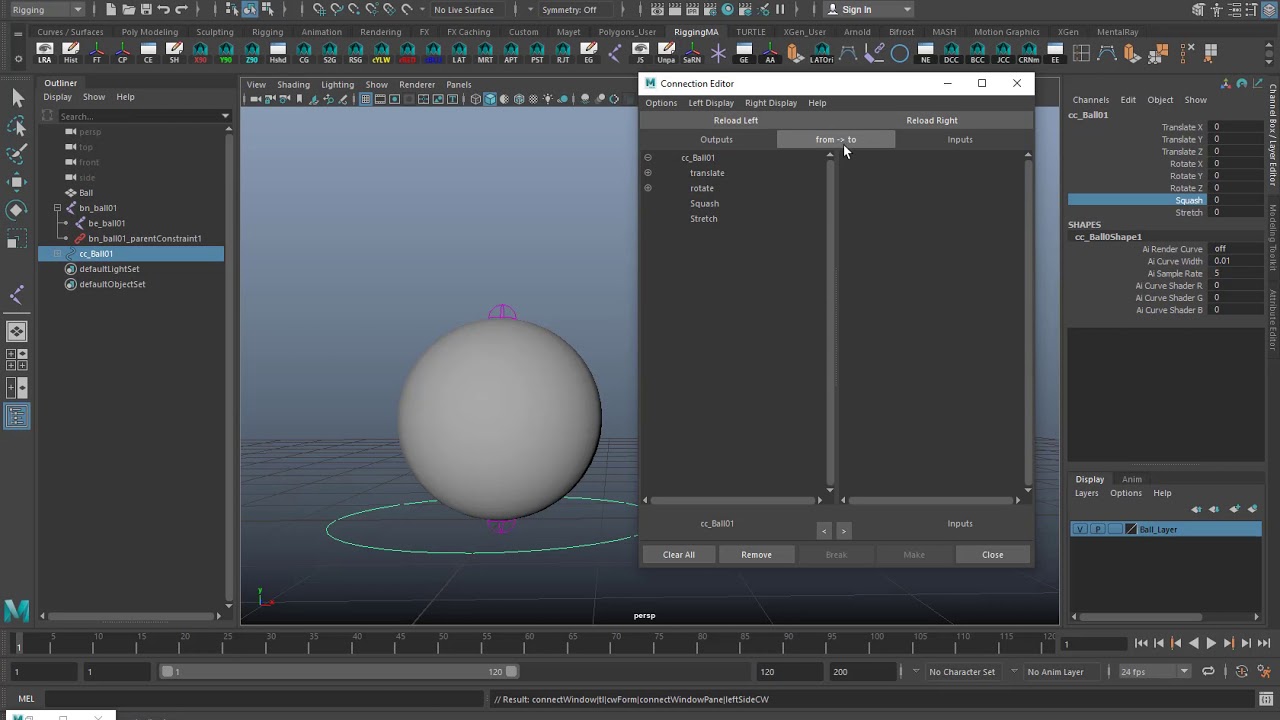 Adding Custom Attributes of BlendShapes to Controls