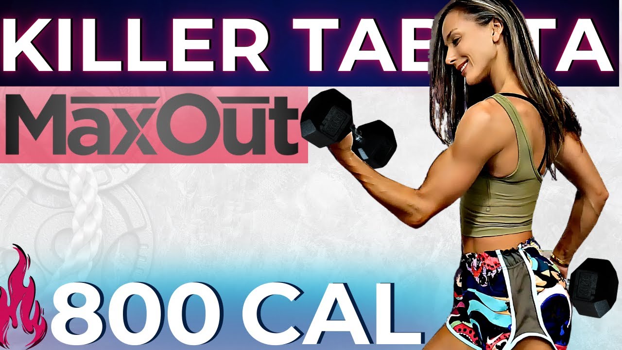 60-MIN INTENSE FAT KILLER TABATA WORKOUT (total body weight loss + abs) | 7-Day MAXOUT Challenge