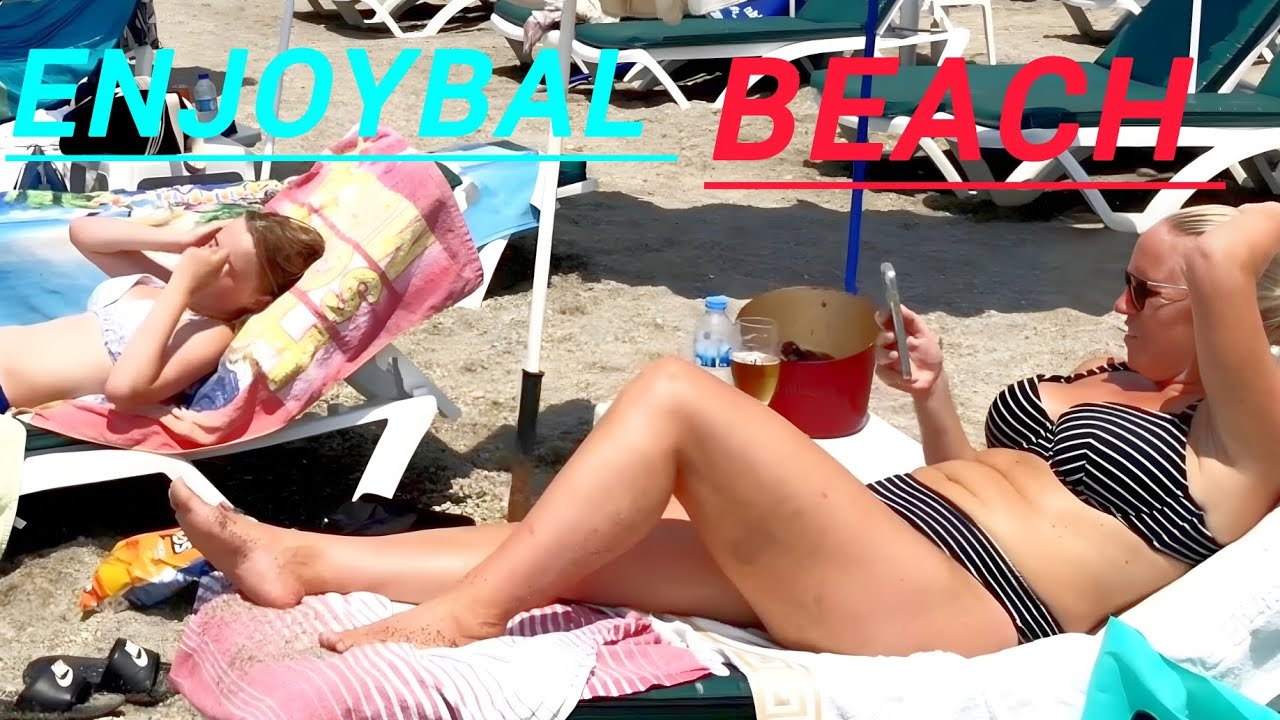 An Enjoybal Day at Oba Beach Alanya Türkiye 