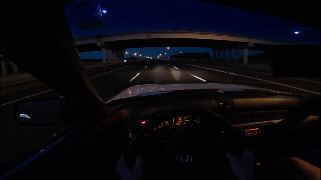 2nd gen - 1986 Honda Prelude - Night drive