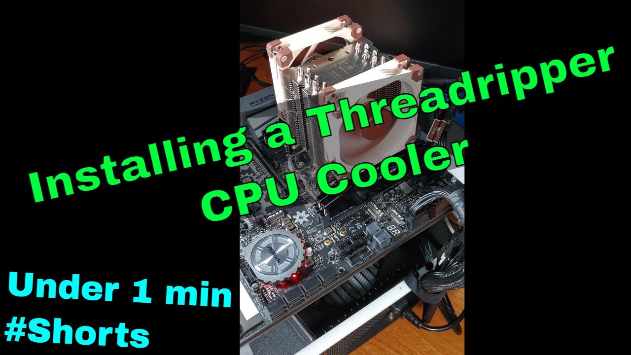 Threadripper Cooler Installed In Under a Minute #Shorts