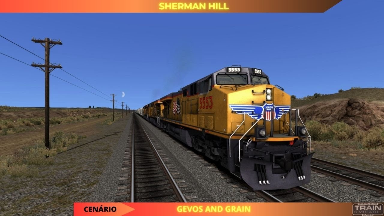 TRAIN SIMULATOR CLASSIC | SHERMAN HILL - CENÁRIO: GEVOS AND GRAIN