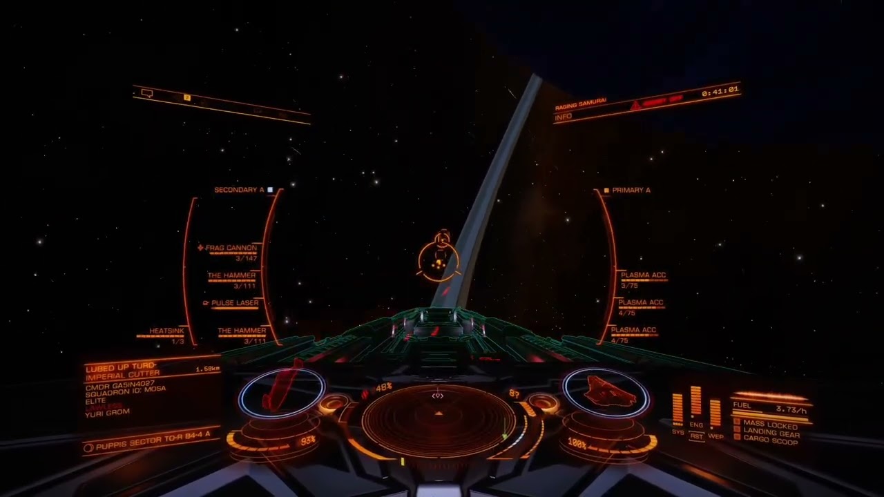 Raging Samurai vs CMDR Ga5ins meme Cutter 