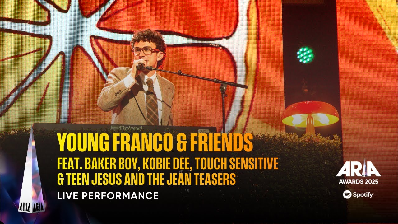 Young Franco & Friends Live @ 2025 ARIA Awards ft.Baker Boy, Kobie Dee, Touch Sensitive & Teen Jesus