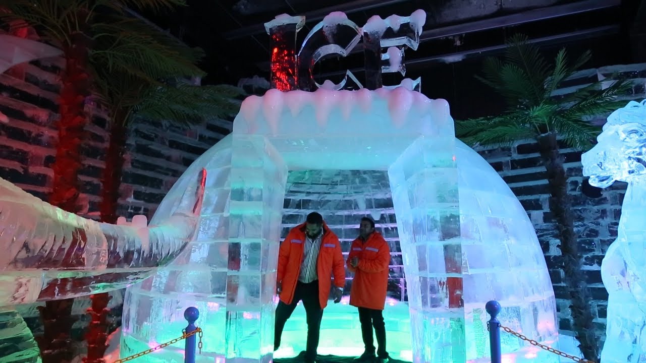 Inside the new Ice Park at Dubai Garden Glow